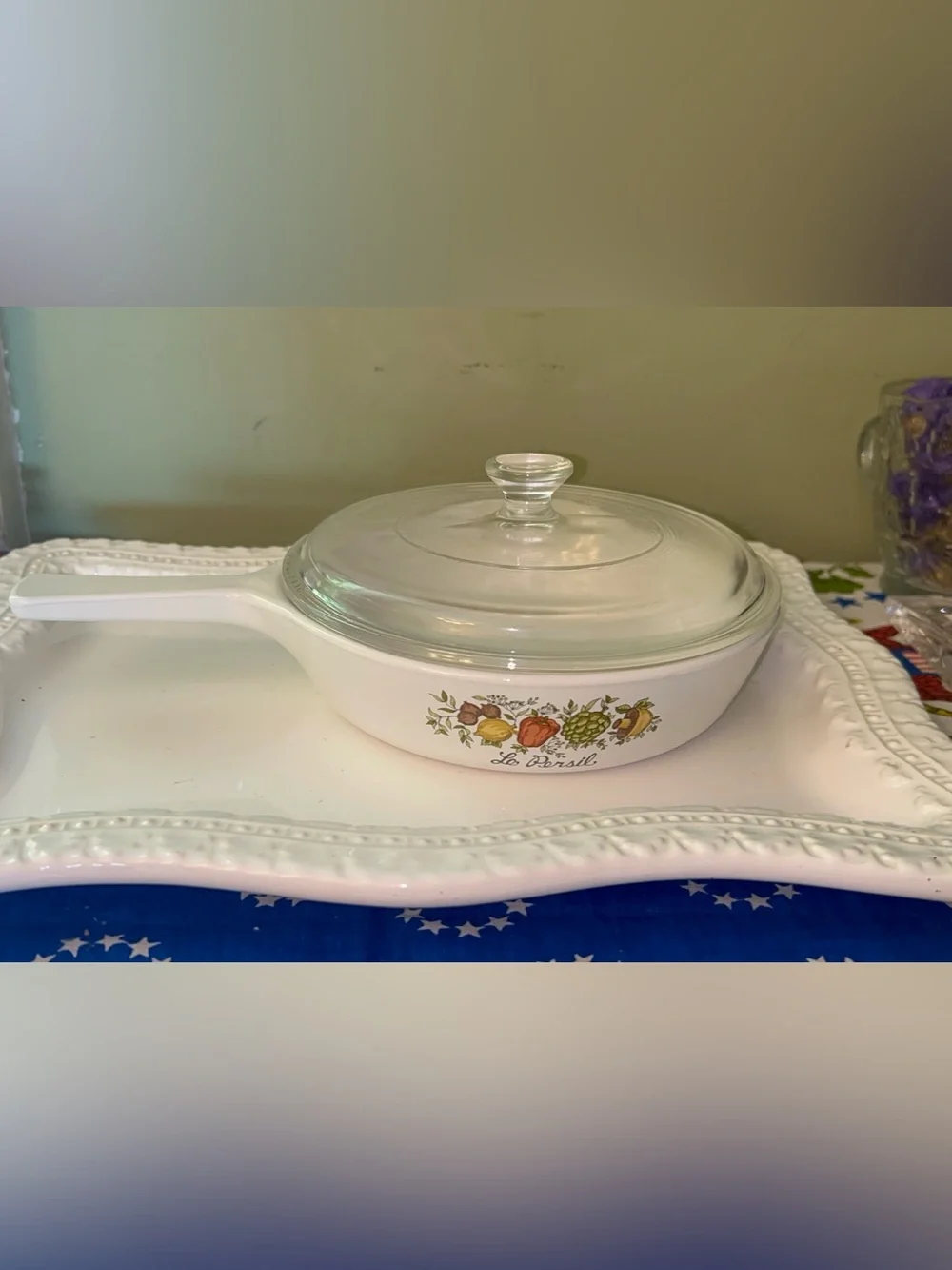 CorningWare Spice of Life Le Persil 6.5-inch skillet, model P-83-B